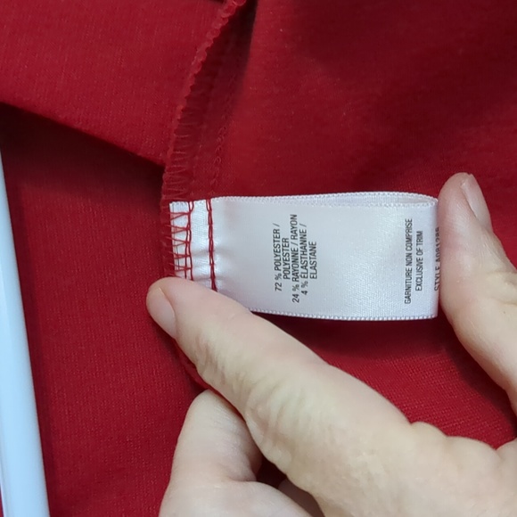 Red dress by Jacob size small fits 10 to 12 - Picture 6 of 7